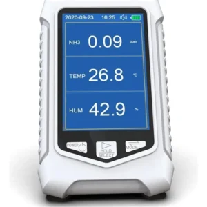 Monitor de Calidad del Aire Portátil Honeywell AM-100: Detección Precisa de Amoníaco (NH3) con Pantalla LCD, Ideal para Hogar y Entornos Industriales,