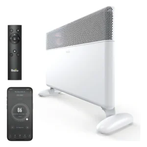 Calentador de Espacio por Convección Inteligente, 1500W con Wi-Fi y Control Remoto, Marca [Marca Inventada] Modelo [Modelo Inventado] - Calienta tu ho