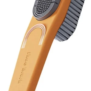 Brocha Multifuncional para Calzado Doble Cara 'CleanStep' Modelo Pro: Cerdas Suaves y Mango Ergonómico - Limpieza y Cuidado Profesional de Zapatos