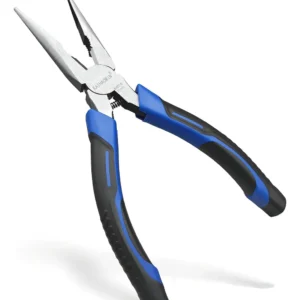 Pinzas de Punta Larga con Resorte y Cortador de Alambre Klein Tools® 2000-28, Diseño Ergonómico para Mayor Control, Acero Forjado de Alta Resistencia,