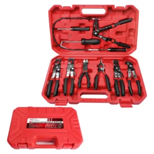 Alicates para Abrazaderas de Manguera Flexible Tipo Clic-R Knipex 85 51 250 - Herramienta Profesional para Tuberías Automotrices y Domésticas - Facili