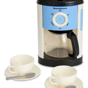 Cafetera de Juguete Rellenable para Niños - Marca 'Pequeños Chefs': Modelo 'Mini Barista', Diseño Realista, Fácil de Usar, Fomenta Juego Creativo y De