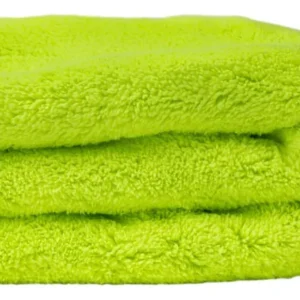 Toalla de Secado para Automóvil Ultra Absorbente Meguiar's X2000 Suave y Sin Rayas: Verde Neón 63 x 76 cm. Seca tu Coche al Instante y con Brillo Prof