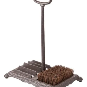 Cepillo Rascador para Zapatos de Hierro Fundido Clásico 'La Herrería'. Modelo Robusto, Duradero y Elegante. Elimina Fácilmente Lodo y Suciedad, Ideal