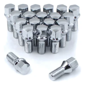 Juego de 20 Pernos Cromados M14 x 1.5 Cónicos 33mm - Marca XYZ: Máxima Resistencia y Estilo para tus Rines. Acero de Alta Calidad, Fácil Instalación y