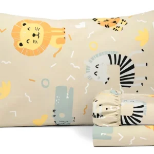 ¡Descanso Refrescante! Juego de Sábanas Infantiles 100% Algodón Marca 'Dulces Sueños' - 3 Piezas para Verano: Suavidad, Transpirabilidad y Diseño Dive