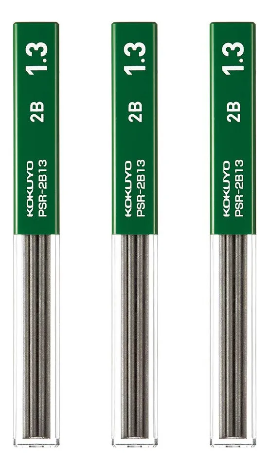 Recarga de Mina para Portaminas Pentel Ain Stein 1.3mm 2B - Paquete