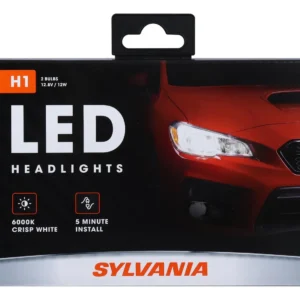 Foco LED H1 SYLVANIA SilverStar® zXe: Iluminación Brillante y de Alto Rendimiento para Faros Delanteros de 12V y 55W - Visibilidad Superior en Carrete