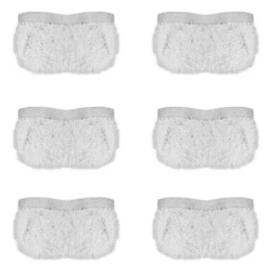 Pack de 6 Enchufes de Microfibra Originales Vaporetto para Limpieza a Vapor: Compatibles con Easy, Go, Smart Mop y Handy – Máxima Higiene y Eficacia