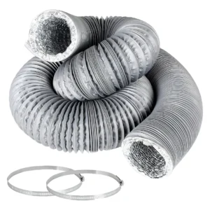 Manguera de Ventilación Flexible de 3 Pulgadas para Secadora, Marca Vent-Rite Modelo VR300: Máxima Eficiencia y Seguridad, Fácil Instalación, Resisten
