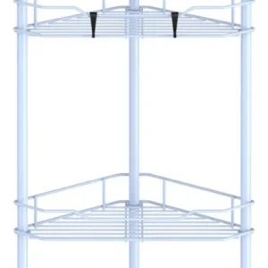Estante Organizador de Ducha de 4 Niveles [Marca Genérica: ShowerSolutions] - Azul Marino Resistente al Agua | Almacenamiento Eficiente para Baño Pequ