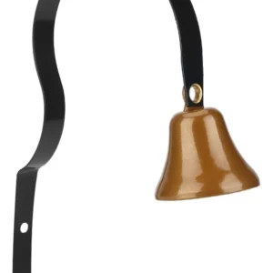 Timbre de Metal Vintage Viagasafamido: Elegancia Clásica para tu Hogar, Diseño Antiguo con Sonido Claro y Múltiples Melodías, Fácil Instalación