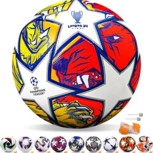 Balón De Fútbol Entrenamiento Juvenil Tamaño 5 Con Red