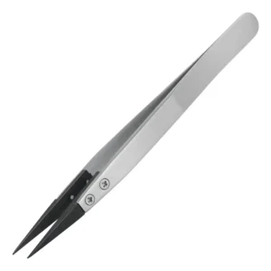 Pinzas Antiestáticas Engineer PTZ-41: Precisión Japonesa para Electrónica. Protección ESD, Punta Fina, Agarre Firme. Ideal para Componentes Delicados