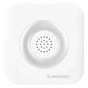 Timbre Alámbrico Dingdong Modelo Musical con Control de Acceso y Alarma – Variedad de Melodías, Fácil Instalación y Amplia Cobertura para tu Hogar y N