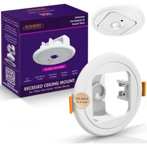 Soporte de Techo Empotrado Philips Hue para Sensor de Movimiento: Discreción y Seguridad Inteligente para tu Hogar. Instalación Sencilla y Diseño Eleg