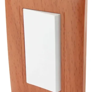 Apagador Sencillo Sanelec 4508 Toscana Wooden: Elegancia y Funcionalidad en tu Hogar. Diseño Madera, Fácil Instalación, Durabilidad Garantizada para C