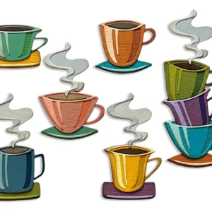 Juego de Troqueles Thinlits Papercut Café Arándano by Tim Holtz (Modelo 666287): Crea Diseños Detallados para Tarjetas, Scrapbooking y Manualidades co