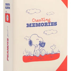 Álbum de Fotos Snoopy®: Guarda tus Recuerdos Especiales | Capacidad para 100 Fotos 10x15 cm | Diseño Clásico y Duradero | Perfecto para Regalar o Deco