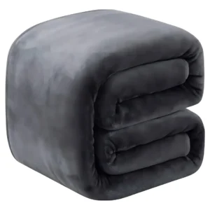Cobija de Forro Polar Gris Premium: Marca CozyComfort, Modelo Cloud9, Extra Suave y Cálida, Ideal para Cama o Sofá, Lavable a Máquina, Perfecta para e
