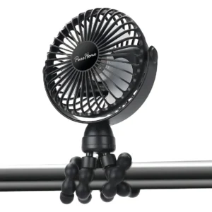 Ventilador Personal Portátil Recargable USB 360° - Marca Genérica - Modelo XY123 - Frescura Inmediata y Ajustable - Ideal para Oficina, Hogar y Viajes