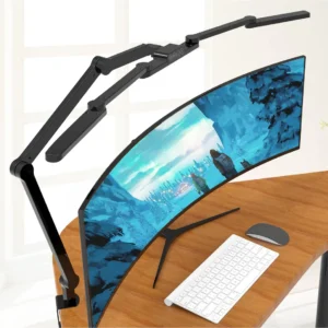 Lámpara LED para Monitor de Computadora 'BrightView Pro' - Iluminación Óptima, Ajuste Universal con Abrazadera, Alto Brillo, Reduce la Fatiga Visual,