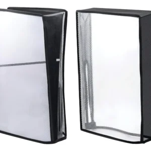 Funda Protectora Vertical Delgada Transparente para Consola PlayStation 5 (PS5) - Marca Genérica - Diseño Elegante, Protección Superior, Fácil Instala
