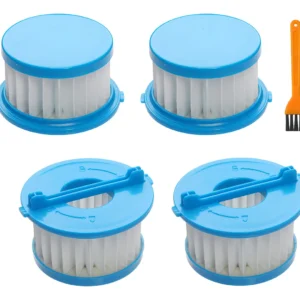 ¡Mantén tu Hogar Impecable! Pack de 4 Filtros HEPA de Repuesto para Aspiradoras Ryobi: Captura el 99.97% de Polvo, Polen y Alérgenos - Modelo Compatib