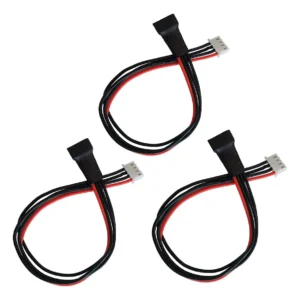 Paquete de 3 Cables de Extensión JST-XH para Baterías RC de Alto Rendimiento - 20cm, Calibre 22 AWG - Conexión Segura y Duradera