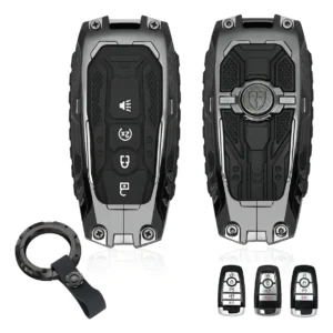 Funda Protectora Metálica para Llavero Ford Bronco (2021-2024) - Protección Premium, Diseño Elegante, Acero Inoxidable - ¡Evita Daños y Rayones!