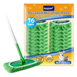 Almohadillas Reutilizables para Trapeador Swiffer: Limpieza Eficaz y Sostenible con Microfibra Lavable, Compatibilidad Universal, Ahorro Garantizado y