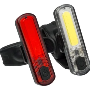 Juego de Luces para Bicicleta Bell Pharos 650 COB: Iluminación Superior con 650 Lumens, Visibilidad 360°, Recargable USB y Resistente al Agua para Cic