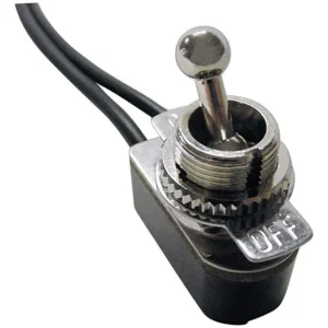 Interruptor Basculante Eléctrico de Alta Durabilidad [Marca Genérica] - Modelo X500: On/Off, 15 cm Cables, 3A/240V - Control Seguro y Confiable para t