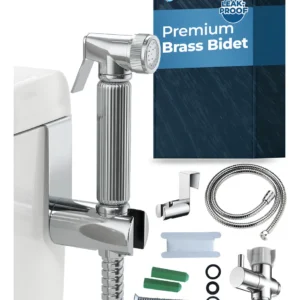 Pulverizador de Bidé de Mano Metálico [Marca: Genérico] Modelo Premium con Manguera Extensible y Adaptador para Inodoro – Higiene Personal Superior y