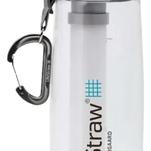Botella Filtradora de Agua Portátil LifeStraw Go 2 Etapas: Purificación Avanzada para Senderismo, Viajes y Emergencias - Elimina Bacterias y Microplás