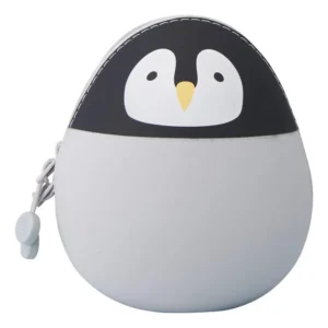 Bolsas Mini con Cierre Forma de Huevo Pingüino: 5.6 x 6.1 cm - Marca X - Perfectas para Detalles y Dulces - Diseño Divertido y Resistente para tus Pro