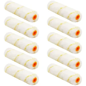¡Pinta como un Profesional! Fundas Lavables para Rodillos de Pintura de 15 cm Marca Genérica - Pack de 10 - Acabado Impecable, Reutilizables y Económi