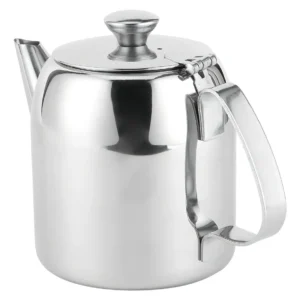 Tetera de Acero Inoxidable Marca 'Brillamax' Modelo 'Elegance': Diseño Clásico con Caño Corto, 2 Litros de Capacidad, Base de Inducción, para un Hervi