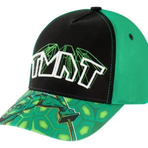 Gorra de Béisbol Ajustable para Niños TMNT Verde - Diseño de Tortugas Ninja, Talla 4-7 Años, Protección Solar y Estilo Único