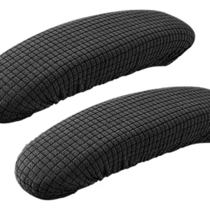 Fundas para Reposabrazos de Silla de Oficina Ergonómicas, Negras Mate - [Marca Genérica] Modelo [Modelo Específico]: Protección Premium, Confort Super