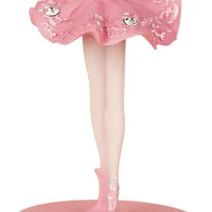 Caja Musical Giratoria Bailarina Blanca y Rosa Marca Melody: Encanto Clásico para Regalo Ideal. Melodía Dulce, Diseño Elegante, Ideal para Niñas y Dec