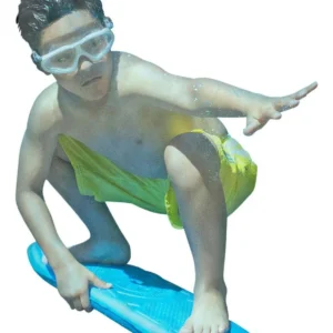 ¡Diversión sin límites en el agua! Tabla de Surf Inflable y Patín Acuático Marca AquaGlide - Modelo WaveRider: Ideal para Piscina, Fácil de Usar, Resi