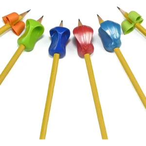 Set de 6 Agarraderas Ergonómicas para Lápices de Colores PrismaColor: Máximo Confort y Control para Dibujo Artístico y Escolar - Variedad de Colores