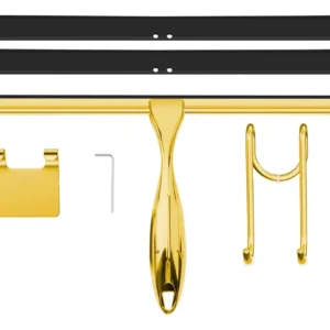 Escobilla de Ducha para Puertas de Vidrio y Ventanas Dorada [Marca X] - Modelo Elegance: Limpieza Superior, Acabado Premium, Sin Rayones, Diseño Moder