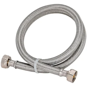 Tubería Flexible de Suministro de Agua para Grifo Moen 48021: Conexión Segura y Duradera, Trenzado Metálico para Mayor Resistencia, Fácil Instalación