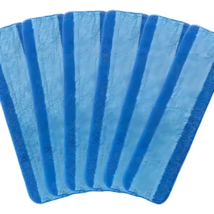 ¡Limpia a Fondo con BONA! Paquete de 6 Almohadillas de Microfibra Reutilizables para Mopa - Modelo Compatible, Absorción Superior, Fácil Lavado y Cuid