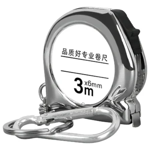 Llavero Mini Cinta Métrica STANLEY Retro, 3 Metros | Diseño Transparente Resistente, Ideal para Medición Precisa en Proyectos de Bricolaje y Carpinter