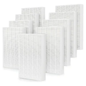 Optimiza la Calidad del Aire con el Paquete de 9 Filtros de Repuesto R HPA300 Compatibles con Purificador de Aire - Captura Polen, Polvo y Alérgenos -