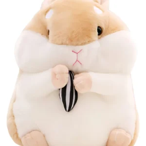 Abaodam Peluche Hámster Gigante: Almohada Suave de Felpa para Niños - Compañero Ideal para Jugar, Descansar y Estimular la Imaginación - Modelo Exclus