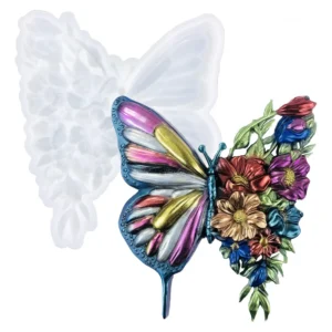 Molde de Silicona 3D con Diseño de Mariposa, Marca [Tu Marca], Modelo [Tu Modelo], Ideal para Decoración y Manualidades: Crea Adornos Detallados y Dur